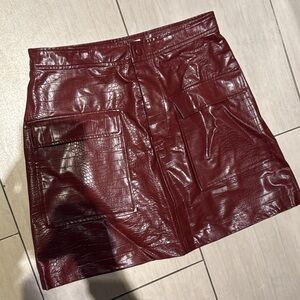 Steve Madden faux leather skirt